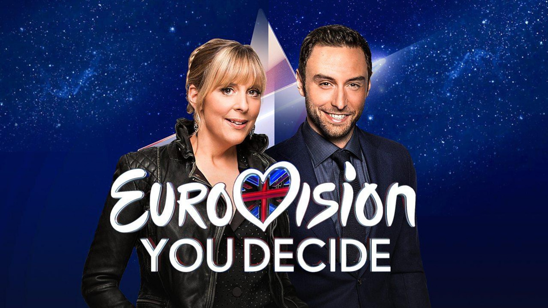 A Eurovision: You Decide 2019 műsorvezetői - Mel Giedroyc és Måns Zelmerlöw