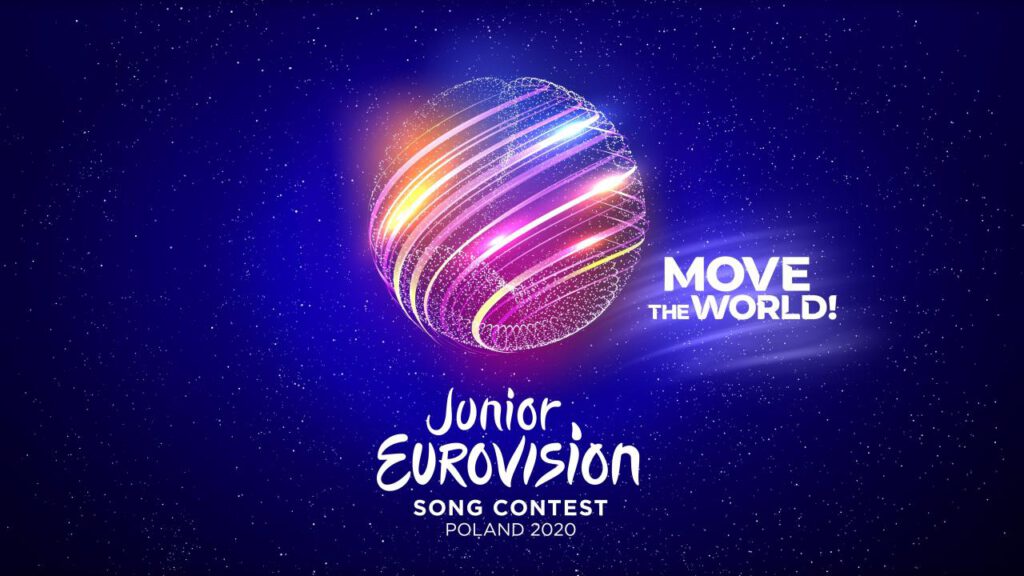Move The World - Mozgasd a Világot - a 2020-as Junior Eurovíziós Dalfesztivál témája - TVP-grafika
