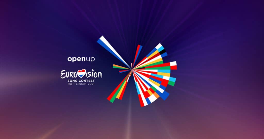 A tervezett 2021-es Eurovíziós Dalfesztivál új logója - CLEVER°FRANKE-grafika