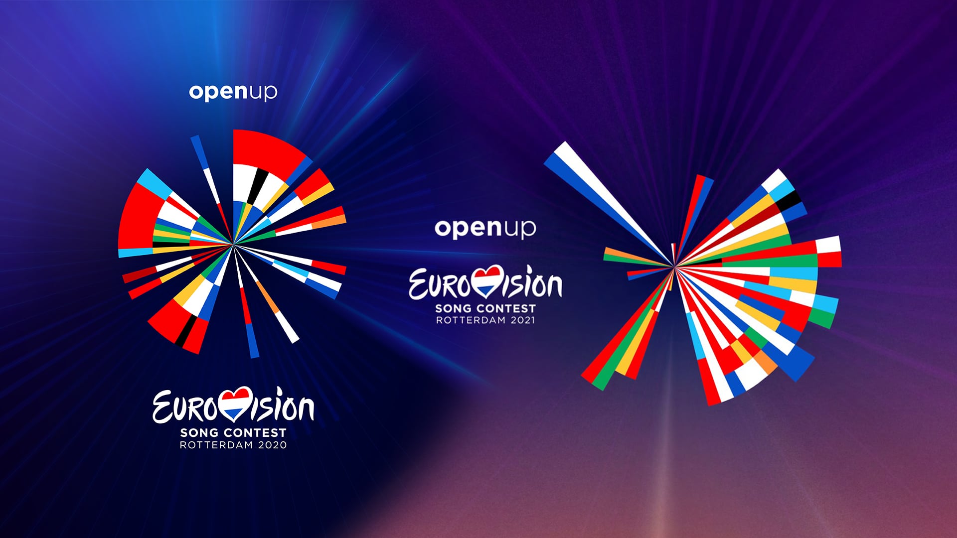 Egy szlogen, két arculat - a rotterdami 2020-as és 2021-es Eurovíziós Dalfesztiválok rendezvényarculatainak, logóinak koncepcióját, felépítését tekintjük át cikkünkben.