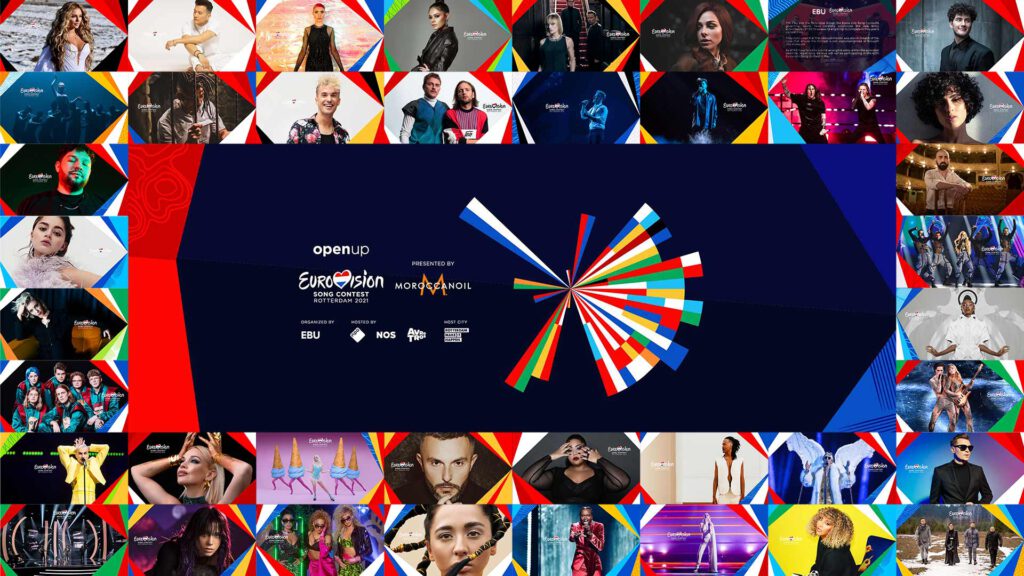Eurovision Song Contest 2021 - All Participant from The Show - OurVision Production-graphics from the elements by EBU & Eurovision.tv