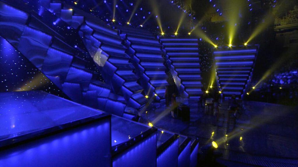A HD-technológia 2006-ban még nem állt készen arra, hogy a középpontba kerüljön - Eurovision.tv pillanatképe a HD-felvétel részletén