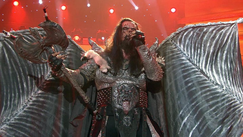 Valaki megivott egy jól ismert energiaitalt - Eurovision.tv pillanatképe a HD-felvétel részletén