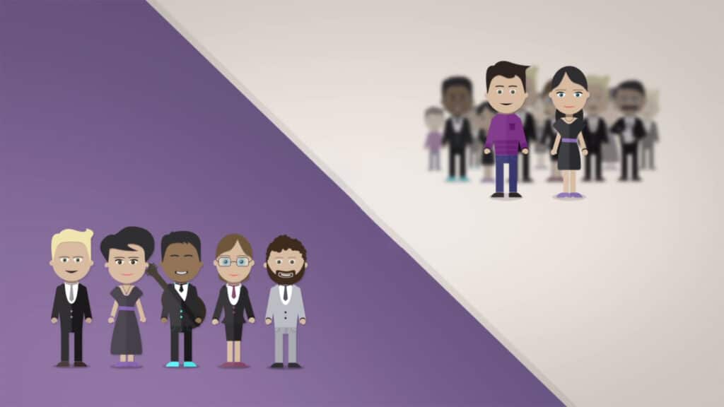 Still from the animated introduction video of the Eurovision Song Contest voting system - Graphic by Eurovision.tv (EBU)