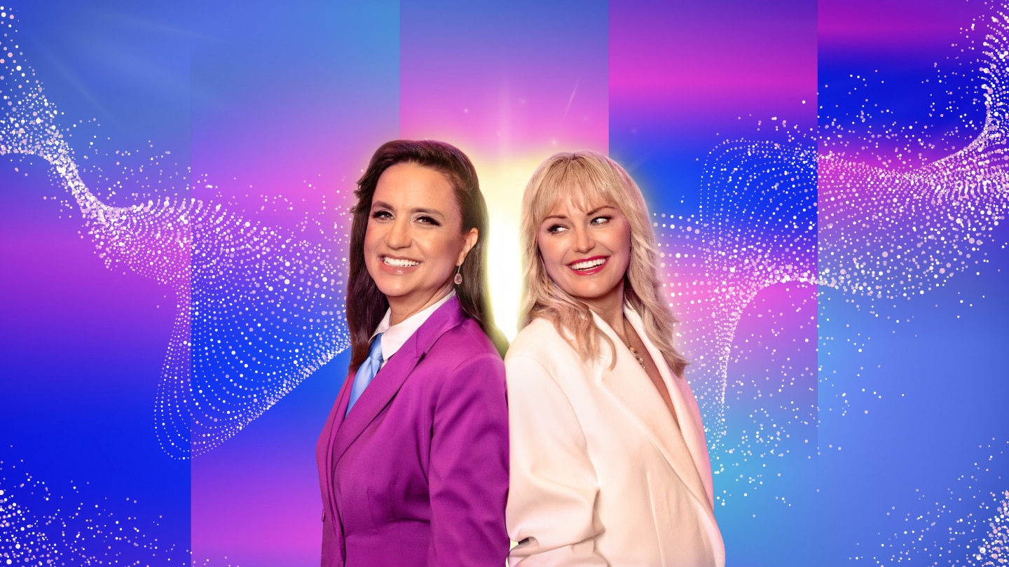 Petra Mede és Malin Åkerman lesznek a műsorvezetők 2024-ben a malmöi Eurovíziós Dalfesztiválon - Janne Danielsson (SVT) fotógrafikája