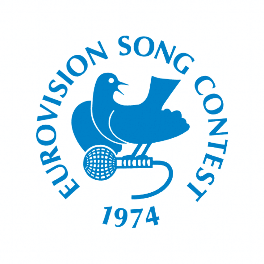 Az 1974-es brightoni Eurovíziós Dalfesztivál logója
