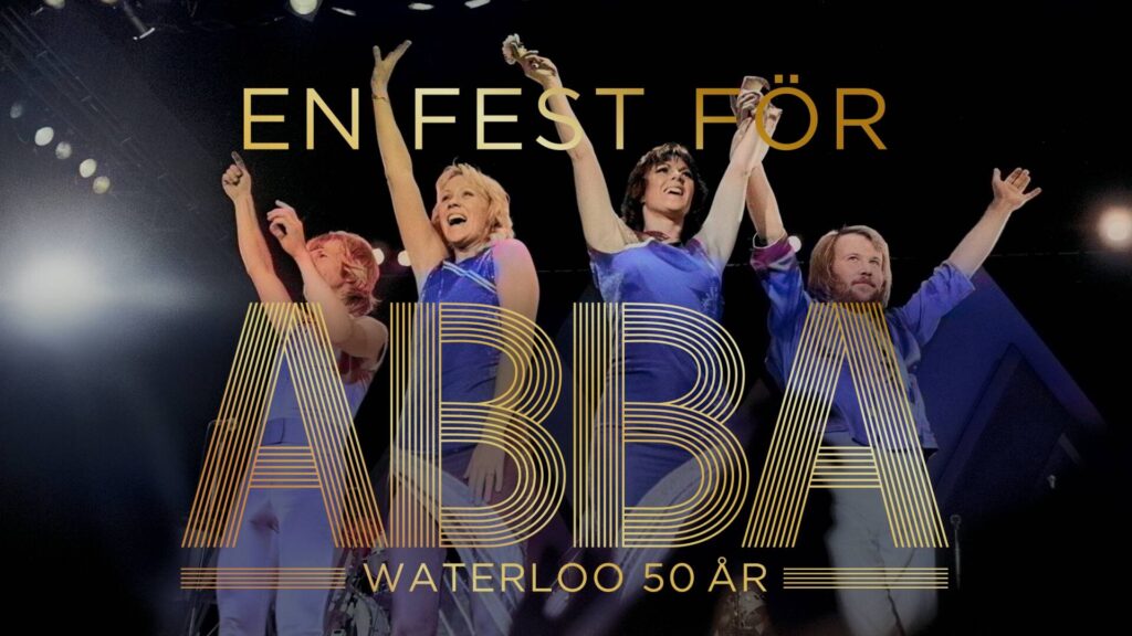 En fest för ABBA - az SVT svéd közszolgűlati műsorszolgáltató jubileum műsora - SVT-grafika