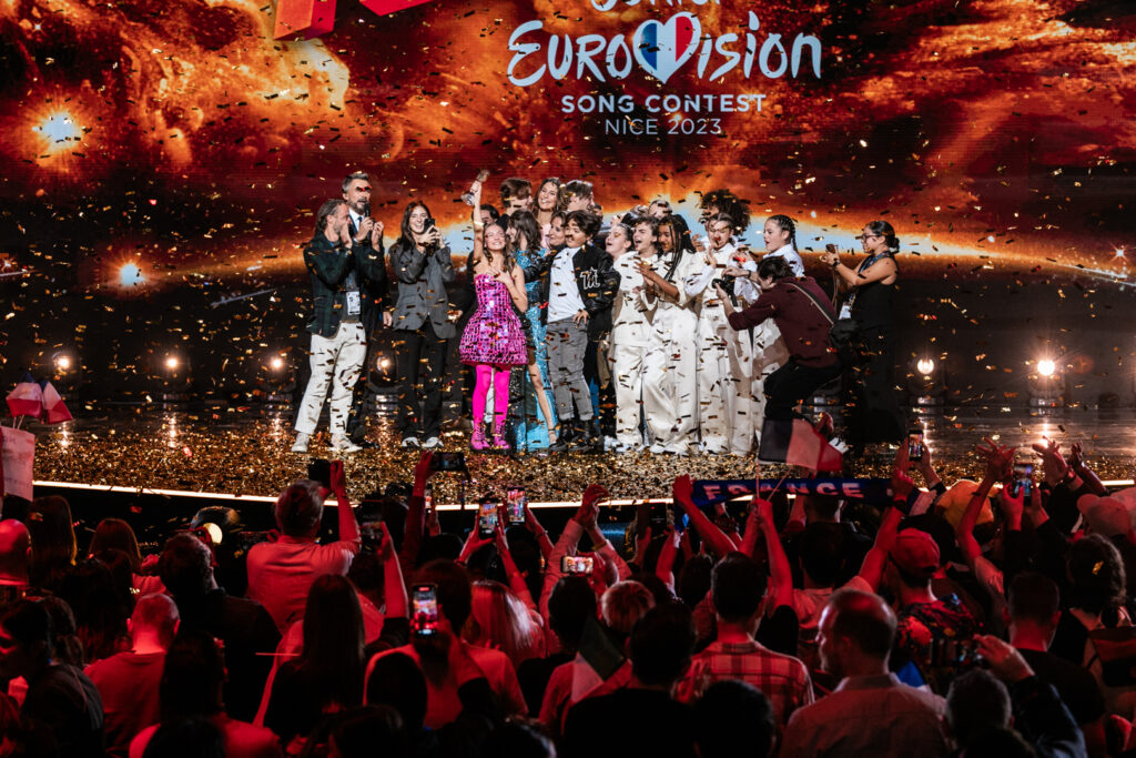 Zoé Clauzur, winner of Junior Eurovision 2023 in France - photo by Corinne Cumming (EBU)